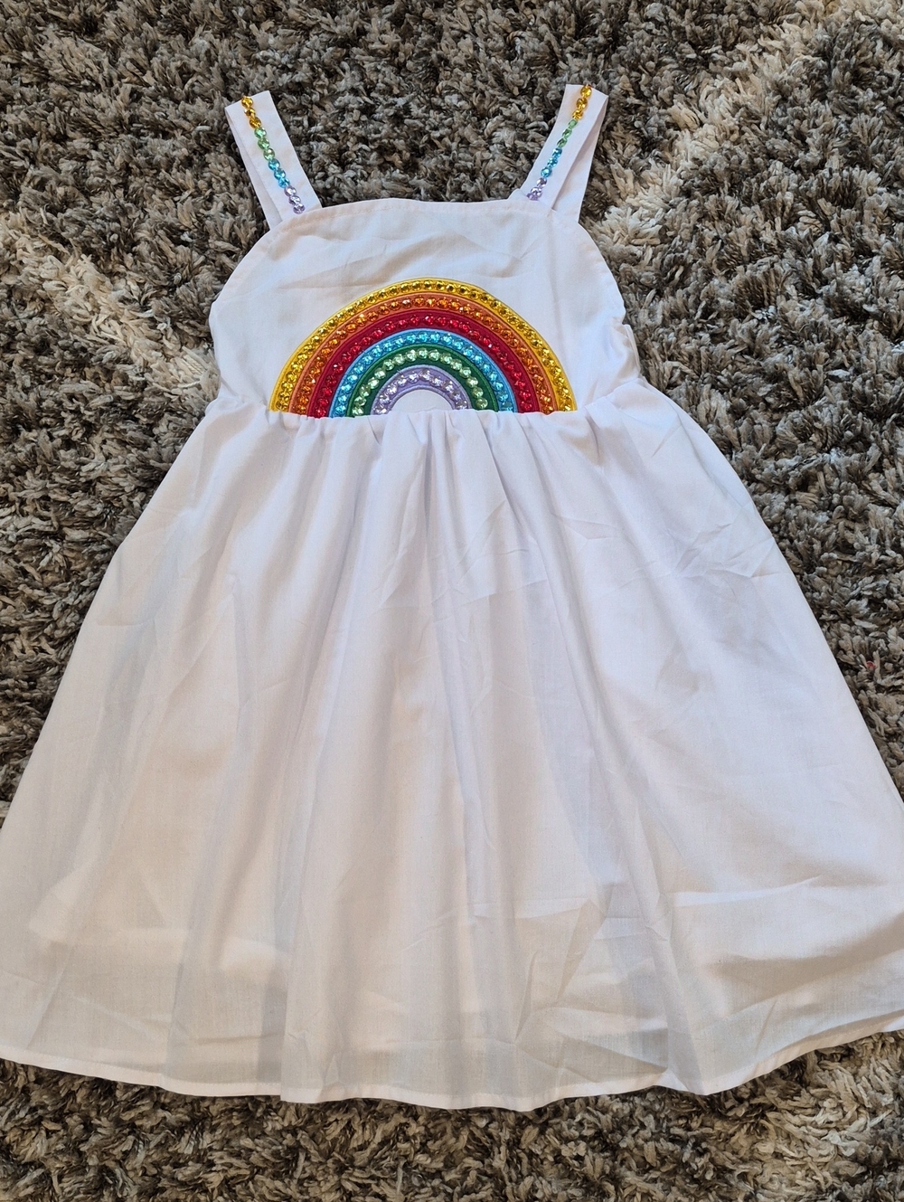 Lola and The Boys Crystal Rainbow Sundress